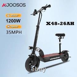 10 Inch Tires Electric Scooter City Commuter Folding E-Scooter with Seat 48V 26A