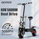 11'' Off-road Tire Electric Scooter 60v20ah Battery Foldable Scooter 50mph Speed