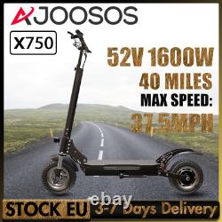 1600W AJOOSOS X750 electric scooter Max Speed 37.5MPH Climbing Angle 35°
