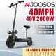2000w Dual Motor Electric Scooter Ajoosos Max Speed 40mph E Scooter For Adults