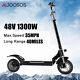 35mph Speed Electric Scooter 1300w 48v Foldable Scooter With 10'' Tire For Adult