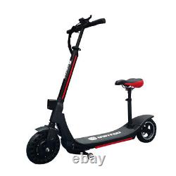 36v/500w Long Range 15.6ah Two Wheel 10in. Folding Electric Scooter With Seat