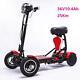 4 Wheel Folding Mobility Scooter Travel Transformer Portable Foldable Scooter