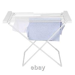 (AU)Foldable Alloy Aluminum Electric Clothing Drying Rack Cloth Clothes Dryer HO