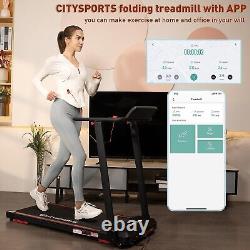 CITYSPORTS Folding Electric Treadmill Foldable Indoor Walking Running Machine