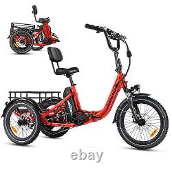 CITYTRI E-310 Plus ADDMOTOR Electric Trike 750W 48V 20Ah Folding 3 Wheel E-bikes