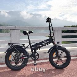 DEEPOWER Electric Bike 1000W 48V 20Ah Foldable Ebikes for Adults Shimano 7 Speed