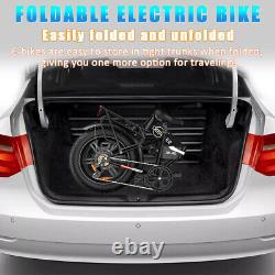 DEEPOWER Electric Bike 1000W For Adults Foldable MTB eBike 48V 20Ah City Bike