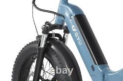 DYU FF500 Fat Tire Folding Electric Bike for Adults Teens, City Mountain Ebike
