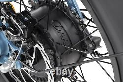 DYU FF500 Fat Tire Folding Electric Bike for Adults Teens, City Mountain Ebike