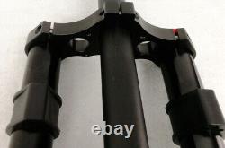 Double Shoulder Front Forks Mountain Bike Air Fork Suspension Thru Axle Damping