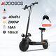 Electric Scooter 18ah 2000w Scooter 10inch Tire With Seat Foldable 40mph Speed