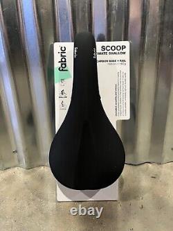 Fabric Saddle Scoop Ultimate Carbon Shallow Blk/Silver 142mm New