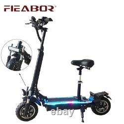 Fieabor 2400with60v Two Wheel 10.5in Dual Motor Folding Electric Kick Scooter NEW