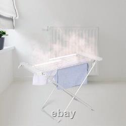 Foldable Alloy Aluminum Electric Clothing Drying Rack Cloth Clothes Dr 7908 HG