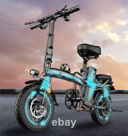 Folding Electric Bicycle 400W 48V Battery EBike 14 45KM/h E-Bike New