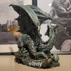 GENUNIQ Dragon Desk & Shelf Clock Desktop Clock Dragon Sculpture Collectible Fig