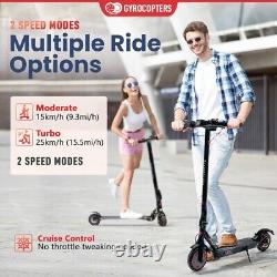 Gyrocopters Flash 3.0 Portable Electric Scooter black with rear suspension