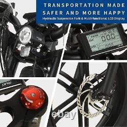 KUGOO T01 Electric Bike Motor 48V 750W Battery 13Ah 20X4.0 Inches Hydraulic Brak