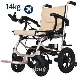 Lightweight Folding Electric Power Wheelchair Medical Mobility Aid Motorized