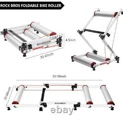 MTB Road Bike Roller Trainer Stand Indoor Folding Trainer 16-29 Adjust ROCKBROS