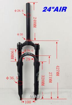 Mountain Bike Air Fork for 20 24 Folding Bike/small Wheel Diameter Disc Brake