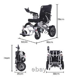 NNEMB Power Electric Wheelchair-Folding-15km Max Range-Aluminium Frame-Lithium B