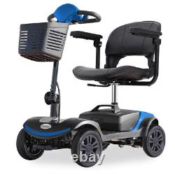 NNEMB SmartRider Folding Electric Mobility Scooter-Black & Blue