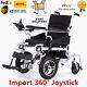 New Foldable Lightweight Electric Wheelchair Mobility Aid Motorized Wheelchair