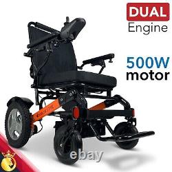 Patriot 10 MAJESTIC Electric Wheelchair Long Range Foldable Aid, 20 Wide Seat
