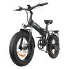 Ridstar Electric Bicycle 20 Inch Wide Folding Mountain With Fat Tire
