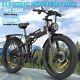 Ridstar Electric Bike 1500w 48v 20ah Battery 26'' Fat Tire Mountain Snow Ebike