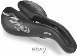 Selle SMP Plus Saddle Foamed elastomer Padding Nap leather Cover Black USA