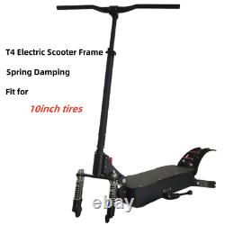 T4 Electric Scooter Frame fit for 10 inch tires Aluminium Alloy spring damping