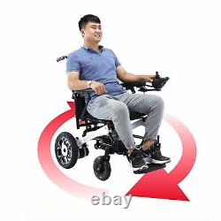 US Foldable Electric Power Chair Remote WheelChair Mobility Aid Motorized