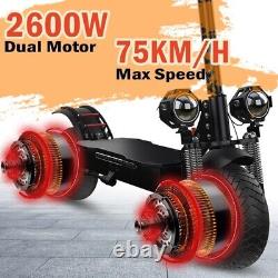 USED Electric Scooter Adults 60V 20AH Lithium Battery 2600W Dual Motor E-Bike