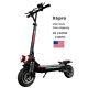 X6pro 48v 2400w Electric Scooter 21ah 55km/h 10inch Escooter With Pedal Light