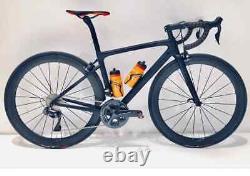 Cadre de vélo de route en carbone avec freins à jante aéro, cadre de vélo de course, finition mate brillant