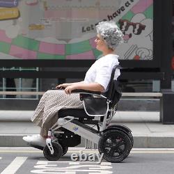 Chaise roulante électrique légère pliable à télécommande portable