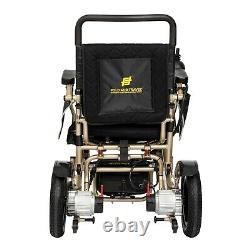 Chaise roulante électrique pliable et portable pour la mobilité médicale, fauteuil roulant motorisé