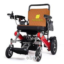 Chaise roulante électrique pliable, légère pour voyager et se déplacer facilement
