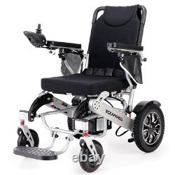 Chaise roulante électrique pliante NNEMB Power - Portée maximale de 15 km - Cadre en aluminium - Batterie Lithium-ION