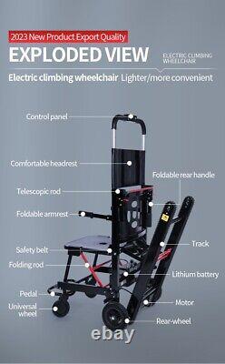 Monte-escalier électrique pour fauteuil roulant pour monter les escaliers motorisés à domicile