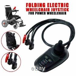 Remplacer le contrôleur de joystick LED 24V des États-Unis pour fauteuil roulant électrique pliable étanche