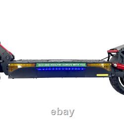 Scooter électrique à double moteur 48V 1600W de l'UE UK avec batterie de 18ah et une portée de 60km