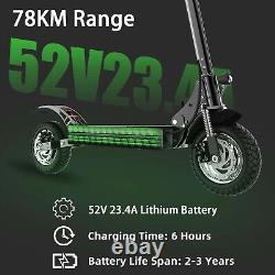 Scooter électrique pliable AJOOSOS X750 52V 1600W 35 mph Vitesse pour Adultes
