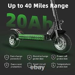 Scooter électrique pliable de 35 km/h, 1300 W, 48 V avec pneu de 10' pour adulte