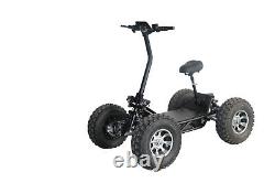 Trottinette électrique tout-terrain 4 roues motrices pliable ATV 6000W