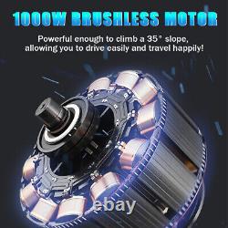 Vélo électrique DEEPOWER 1000W 20Ah 48V pliable avec pneus larges eBike Cadeau pour adulte CA