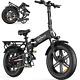 Vélo électrique Deepower Pour Adultes Vtt Pliable Ebike 1000w 48v 20ah Noir